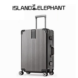 ISLAND ELEPHANT Aluminum Frame Suitcase 20/24 Inch Dual Three Position Combination Lock Luggage Bag