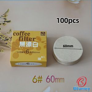 Blumey กระดาษกรองกาแฟ กระดาษดริป และกากกาแฟสกัดเย็น มีแบบรูปตัววี  และ แบบกลมcoffee filter paper