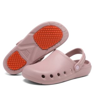 [Free Shipping] Operating Room Slippers Non-Slip Comfortable With Toe Protection Breathable Thick-Soled Suitable For Both Men And Women Designed For Staff And Laboratory Use