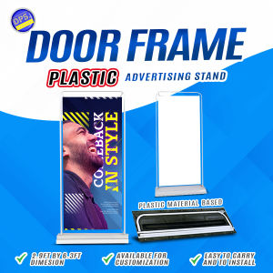 DPS PVC and Metal Door Frame Banner Stand| Tarpaulin Stand 80 x 180 cm