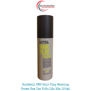 Kem Tạo Kiểu Goldwell Kms Hairplay Messing Cream Tạo Kiểu Tóc Lộn Xộn & Giữ Nếp Tóc 150ml