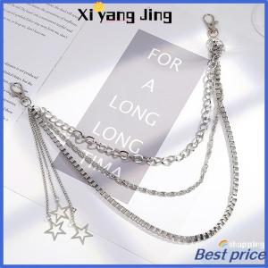XYJ Flash Sale Home Punk Fashion Star Waist Chain Simple Tassel Pants Chain Personalized Hip Hop Multilayer Waist Chain Clothing Accessories Gifts