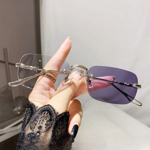 JN IMPRESSION Photochromic Anti-blue Light Presbyopia Glasses Without Cutting Edge Internet Celebrity Live Broadcast Hot Style Elderly Glasses Finished Product