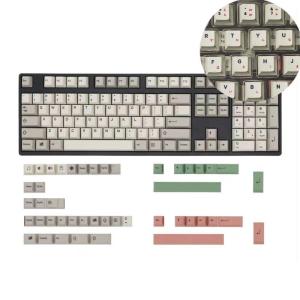 149 Key Retro Keycap Set English/Korean/Japanese/Russian for Mechanical Keyboards Improved Typing Efficiency