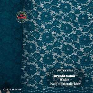 1 METER - BROCAD KATUN - BROKAT KATUN Original Grade A - Lebar 1.5 Meter