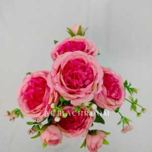 B8101  BUNGA PLASTIK PEONY HN ARTIFICIAL DEKORASI RUMAH WEDDING