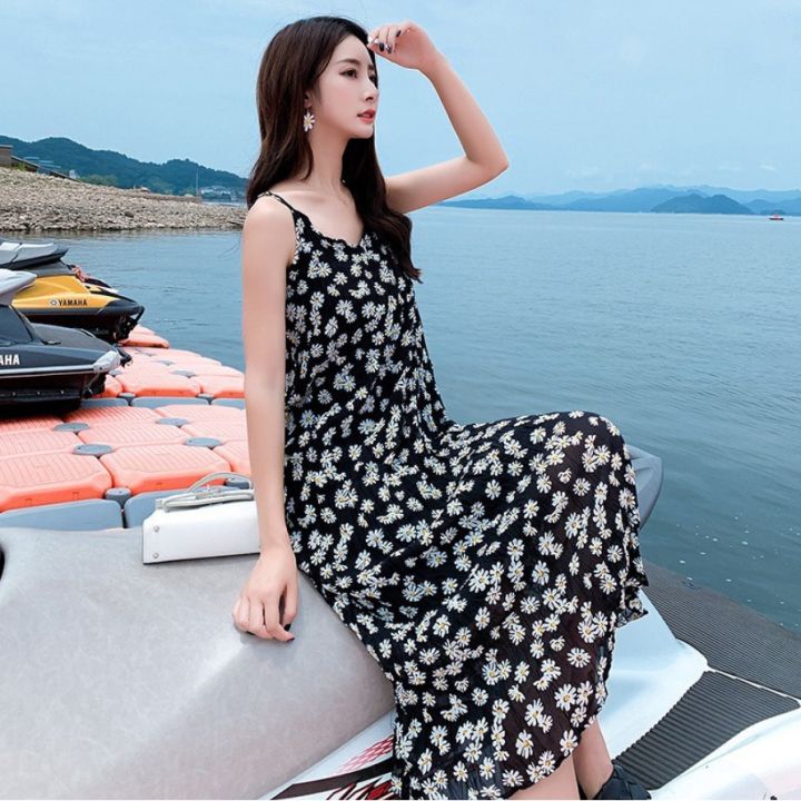 SR FASHION - Dress Wanita Dress Korea Flora | Lazada Indonesia
