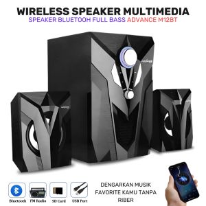 Speaker Advance Aktif Portable M180BT/M15BT/M12BT/M10BT Bluetooth Subwoofer BASS | SPEAKER Aktif / Active SPIKER / Subwoofer Speakers | BRQ