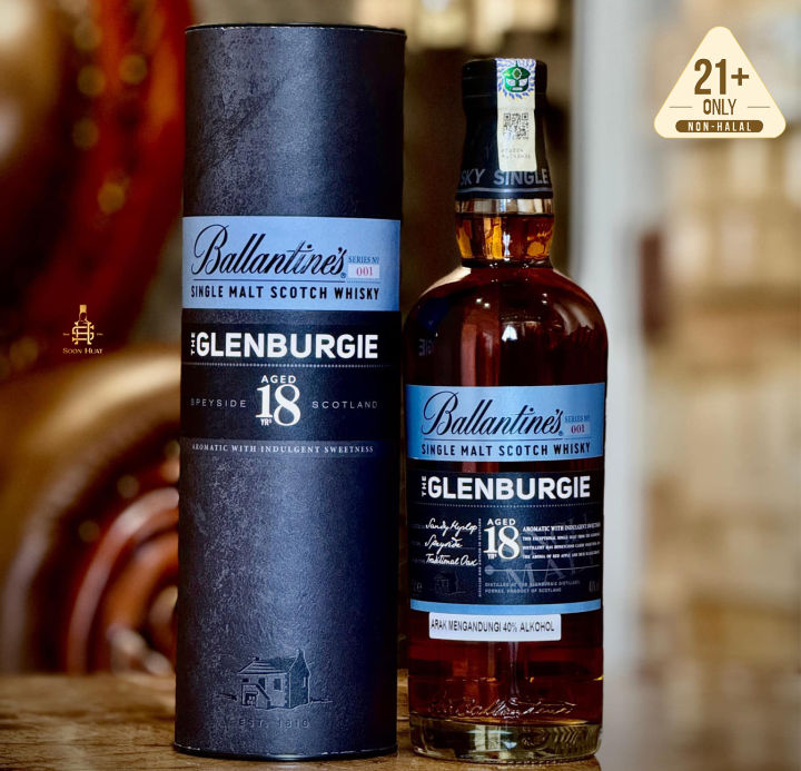 Glenburgie 18 Year Old Single Malt Scotch Whisky - Ballantine's