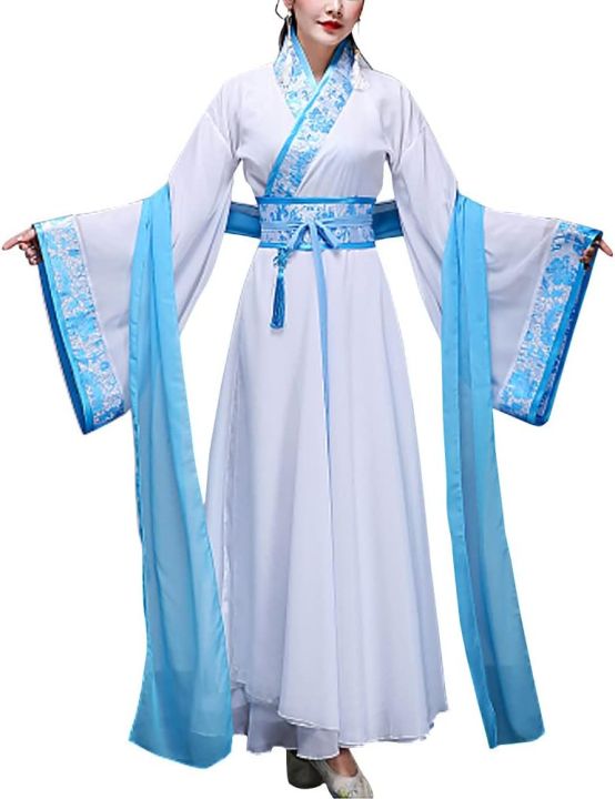 Women's Chinese Hanfu Dress Wide Sleeve Asian Tradtional Clothing Ancient |  Lazada PH