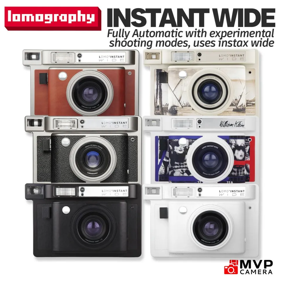 LOMOGRAPHY Lomo Instant Wide Central Park El Nil Monte Carlo Black White  Instax Wide MVP CAMERA
