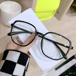 Bestella💗COD Kacamata Wanita Poligon Anti-biru Plastik Bingkai Kacamata Anti-ultraviolet Uniseks