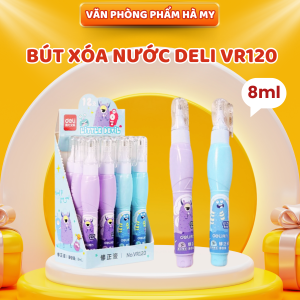 Bút xóa nước thân tròn 8ml Deli VR120