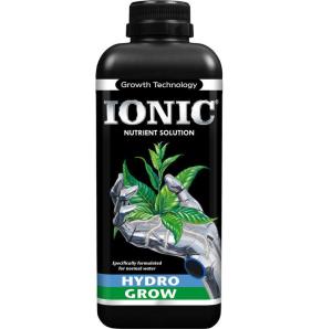 Growth Technology IONIC Hydro Grow Nutrient 1 Liter (Hydroponic Fertilizer Full Profile Nutrient Vegetative Stage Growth Fertilizer NPK Fertilizer 3.3-1.2-5.4 )