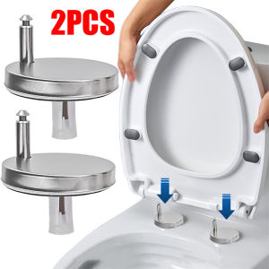 2Pcs Toilet Seat Hinges Top Fix Hinge Pack Moungs Replacement Release Quick Screws For Toilet Bathroom Furniture Accessories