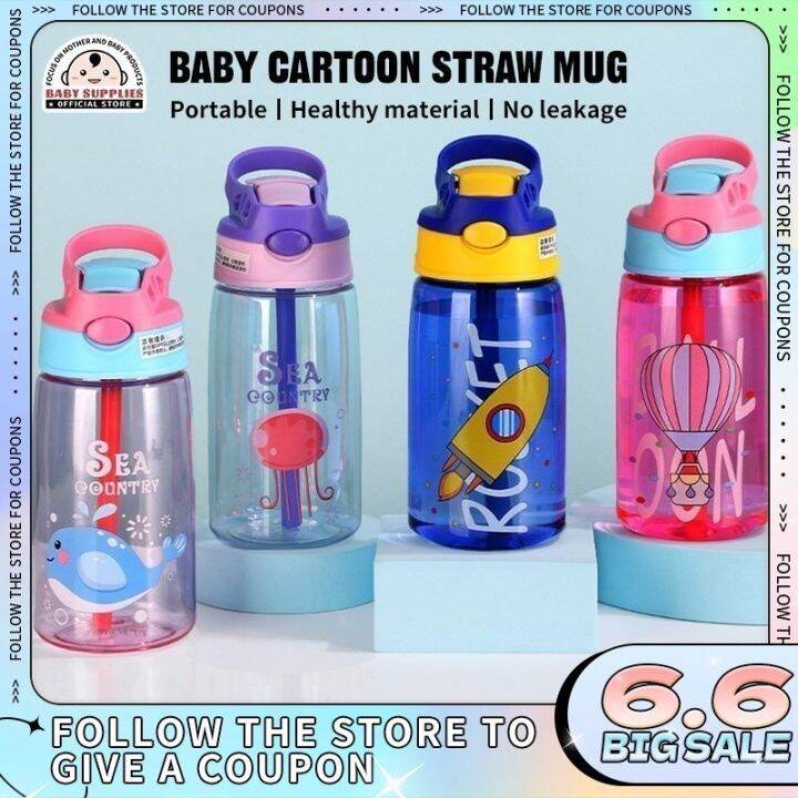 ⭐COD⭐ Baby Sippy Cup For Baby Straw Tumbler For Kid Cute Cartoon Water ...