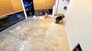 72PCS Floor Sticker Self Adhesive 91X15CM Wear Waterproof PVC Vinyl Tiles Resist Scratching Wooden