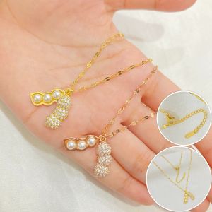 Kalung Motif Kacang Mutiara & Desain Unik dalam Aksesoris Perhiasan Korean Style