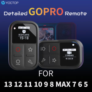 Suitable for GoPro camera Bluetooth remote control OLED screen compatible with GoPro 13 12 11 10 9 8 Max 7B 6 5 remote control
