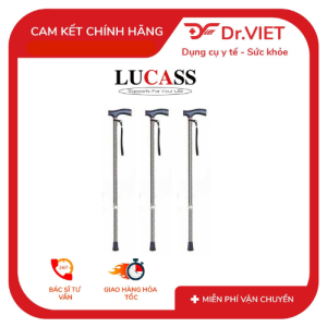 Gậy 1 chân thẳng. (trắng đồng) Y-20 Hợp kim nhôm- Hỗ trợ người già người tai nạn chấn thương hỗ trợ đi lại giúp người đi chuyển khó khăn có thể điều chỉnh chiều cao (chính hẵng).