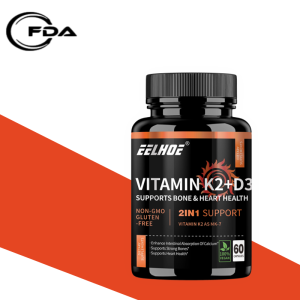 Vitamin D3K2 5000IU 2 in 1 Promotes heart health supports joints and bones supports calcium absorption