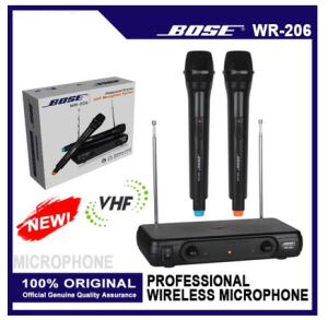 Hi-sensitivity WR-206 Two Pcs Wireless UHF Microphone