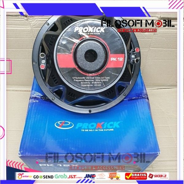 SUBWOOFER PROKICK PK 12 X - PRO KICK PK 12X - PK12X - DOUBLE COIL