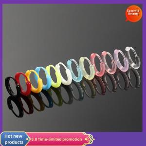Graceful 10Pcs Colorful Resin Hoop Earrings Cute Tiny Earrings For Women Girls Simple Versatile Ear Buckle Jewelry Accessories Gifts