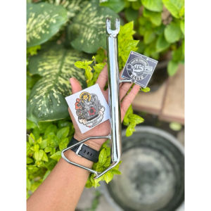 Standar Samping Ninja RR NEW OLD ZX 150 CBU ORI Kawasaki CHROME CELUP