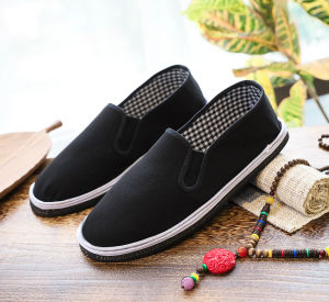 cloth shoes mens single shoes non-slip wear-resistant breathable casual
