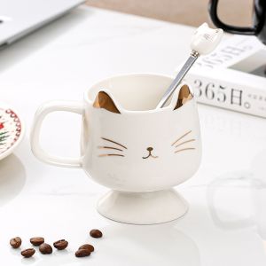 Pastel Bear Ins Print Ceramic Aesthetic Mug Cup