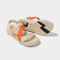 Giày Shondo Sandals quai hậu Nam Nữ Shondo F6 Sport Đế Be Phối Quai Cam F6S2580. 