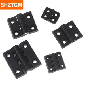 [COD] SHZTGM 1pcs บานพับขนาดเล็กสีดำมินิพลาสติกประตูแบริ่งก้นตู้บานพับ ABS