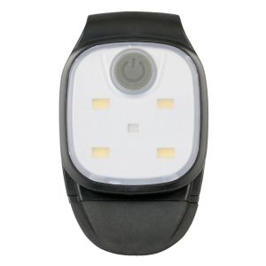 FOUNDTWO 4 Lighting Modes Clip on Lamp for Cap Aglimmer USB Rechargeable Safety Warning Light Durable Bright Running Lights Night Walking
