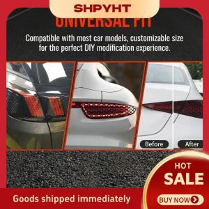 SHPYHT✨ Taillight Car Stickers DIY Rear Light Decals Creative Trendy 2PCS Set for Vehicle Exterior Design