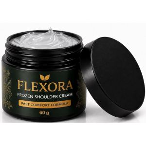 FLEXORA Shoulder Comfort Massage Cream 60g. Ease muscle tension in the neck and shoulder areas