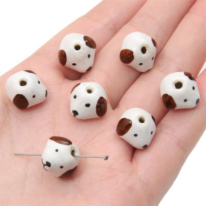 1PC Handmade gốm sứ Gấu Con Chó Cá Animel Quyến Rũ Hạt Cho Vòng Cổ Vòng tay đồ trang sức thủ công làm thủ công Làm