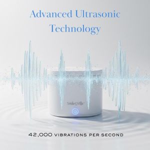 Ultrasonic Retainer & Jewelry Cleaner with UV Light    Professional Sonic Dental Cleaner for Invisalign Dentures Mouth Guard Night Guard Rings & More