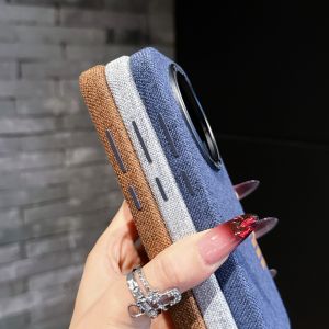 For VIVO X200 Pro Case Luxury PU cloth Skin Protective Back Cover Case For VIVO X200 Pro Mini X200PRO Full Cover Phone Shell