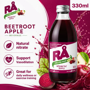 Swedish Beetroot Apple Juice 330ml x 3/6 Bottles Natural Fruit & Vegetable Juice for Sports Marathon & Daily Wellness
