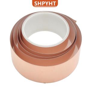 [COD] SHPYHT SPORTS 50mm x 3m EMI Copper Foil Shielding Tape Conductive Self Adhesive Barrier Guitar New