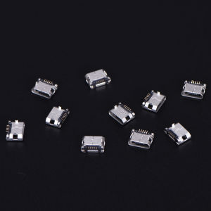 LEI 10pcs Micro USB 5pin B type Female Connector For Connector 5 pin Charging Socket Hot sale