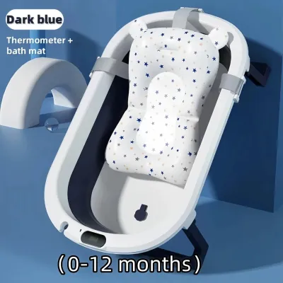 Baby Bath Tub Foldable Non-Slip Large Capacity Easy Storage Quality Support Tempat Mandi Baby
