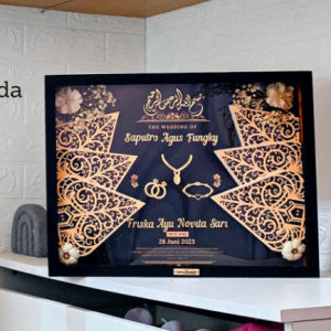 BLACK JAVANES SERIES MAHAR PERNIKAHAN 45X35 | MAHAR CUSTOM KILAT - KADOUNIKSEKALI
