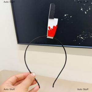 [COD] Auto Stuff ที่คาดผมผ้าใยสังเคราะห์สองชั้นผ้าใยสังเคราะห์แบบปรับแต่งได้แถบคาดศีรษะฮาโลวีน