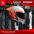 MT REVENGE 2 G BRUSH FULL FACE SINGLE VISOR MOTORCYCLE HELMET (with extra lens). 