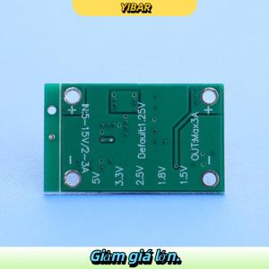 YIBAR DC điều chỉnh điện áp bước xuống mô-đun cung cấp điện 5-16V đến 1.25V 1.5V 1.8V 2.5V 3.3V 5V 3A