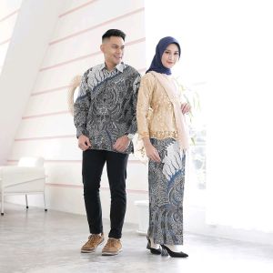 New arrival ( bayar di tempat ) - Batik Couple Anjella / baju batik couple / baju couple batik nafastore / Baju couple Kondangan / baju kebaya couple / couple batik pasangan / baju couple brukat / baju kebaya couple