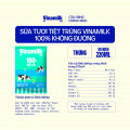 Thùng 48 bịch Sữa tươi tiệt trùng không đường Vinamilk 100% Sữa tươi 220ml. 