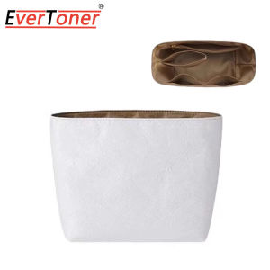 EverToner Bag Organizer For Longchamp Handbag Dupont Paper Inner Bag Travel Portable Purse Insert Makeup Bag Support Shaper